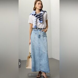Joe’s Jeans Blue Denim Maxi Skirt